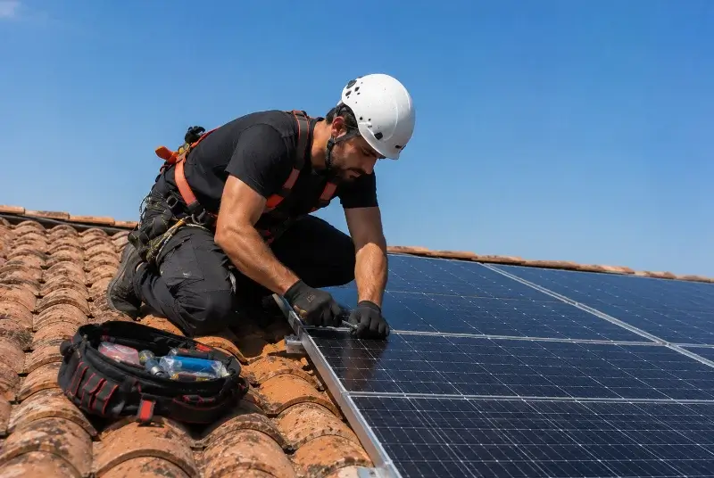 Maintenance et monitoring de panneaux solaires à la Vallée